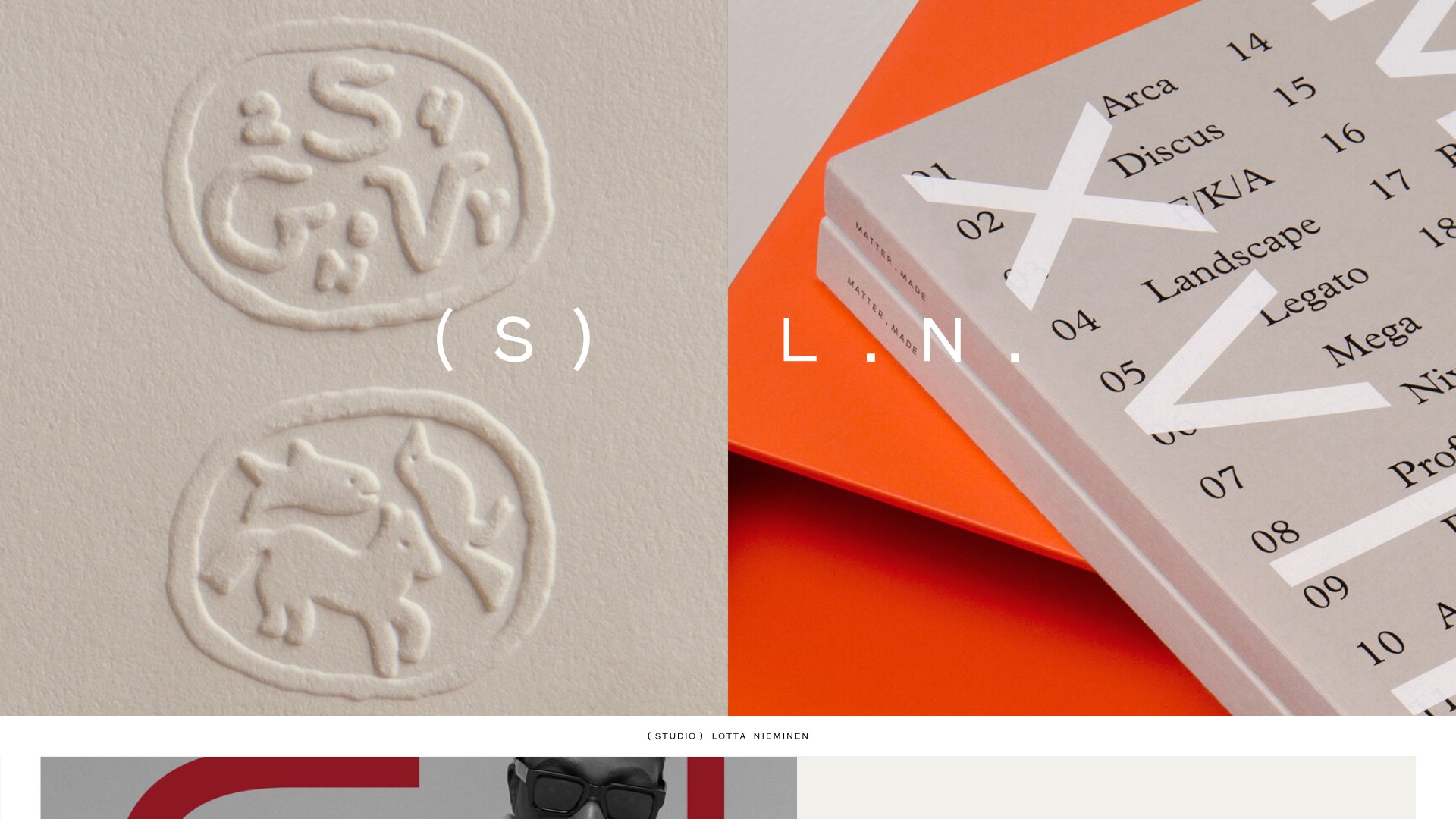 Lotta Nieminen - Illustrator/Designer/Art Director portfolio website screenshot 2026