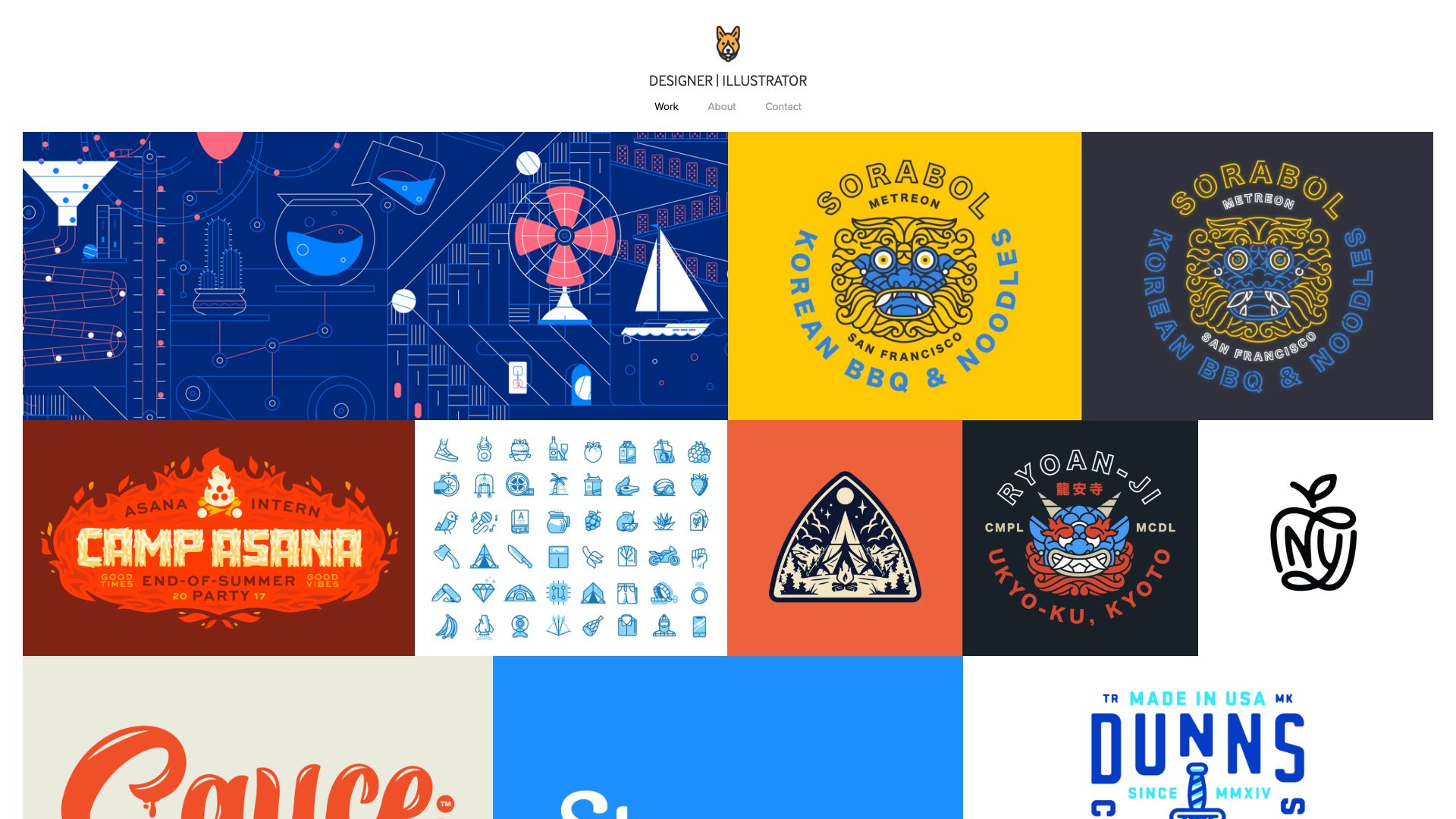 Nick Slater - Sr. Principal Product Illustrator at Yahoo portfolio website screenshot 2026