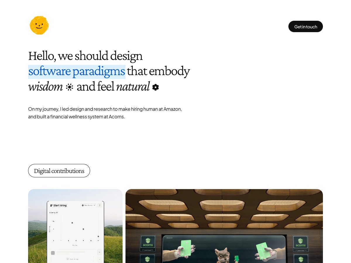 Bradley Ziffer - Builder portfolio website screenshot 2026