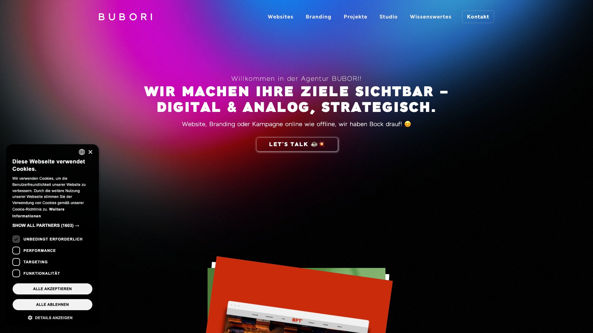 Niklas Bubori - UX Designer & Entrepreneur portfolio website screenshot 2026